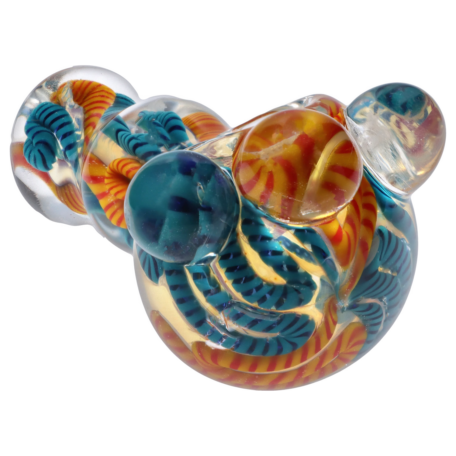 Smoke Cartel Twisty Color Marble Spoon Pipe - 4.5 in.