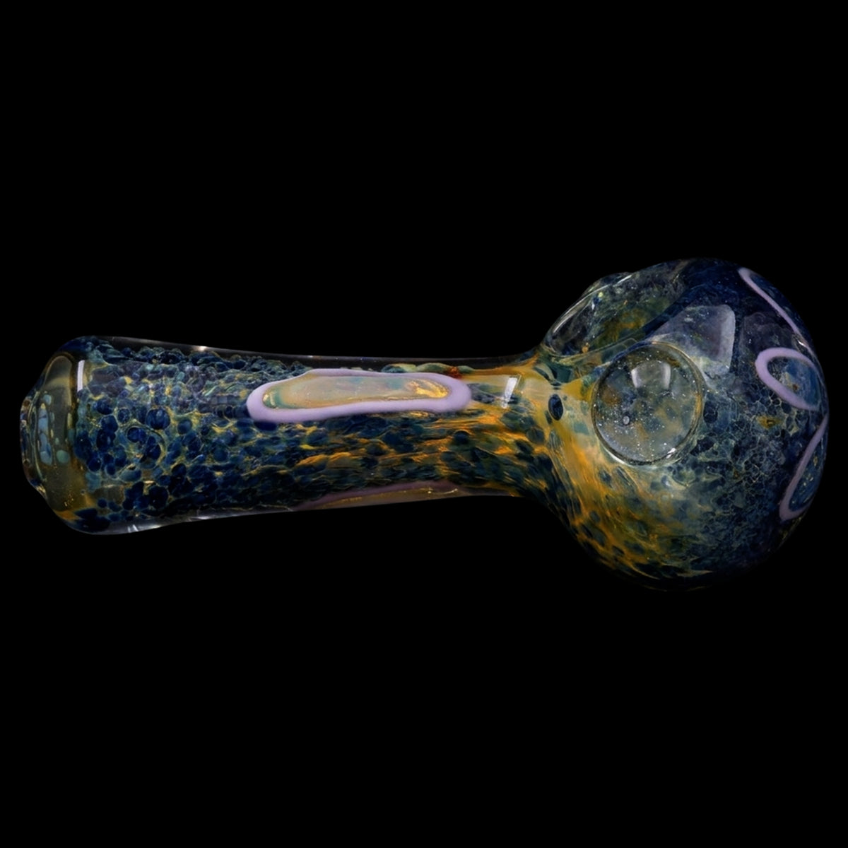Smoke Cartel Frit Eye Spoon Pipe - 4.5 in.