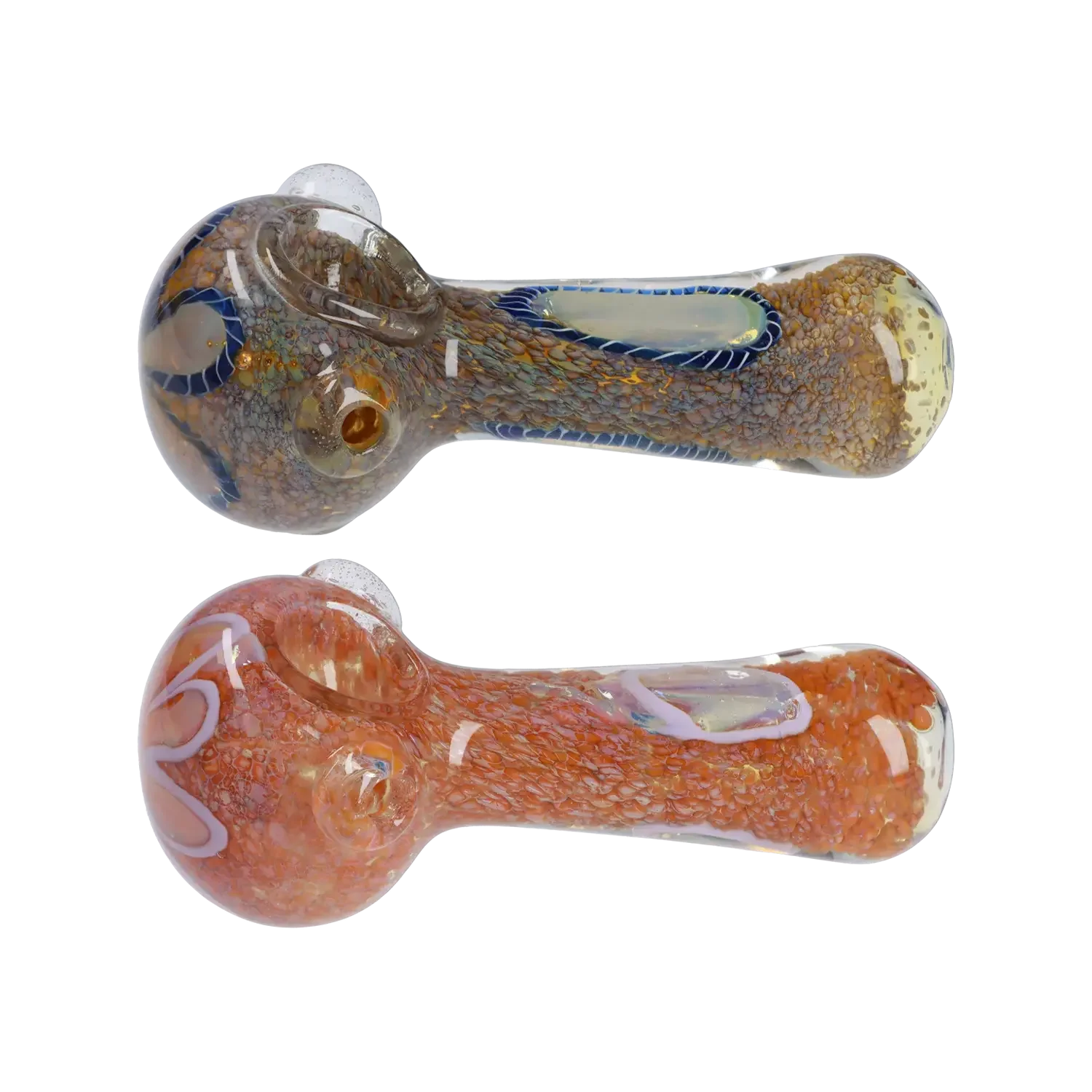 Smoke Cartel Frit Eye Spoon Pipe - 4.5 in.