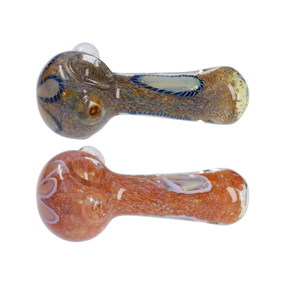 Smoke Cartel Frit Eye Spoon Pipe - 4.5 in.