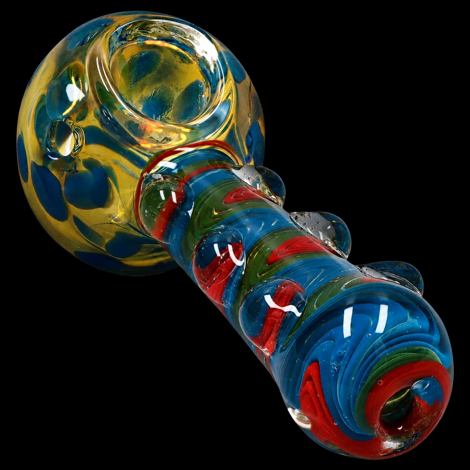 Smoke Cartel Bumpy Color Twist Fume Spoon Pipe