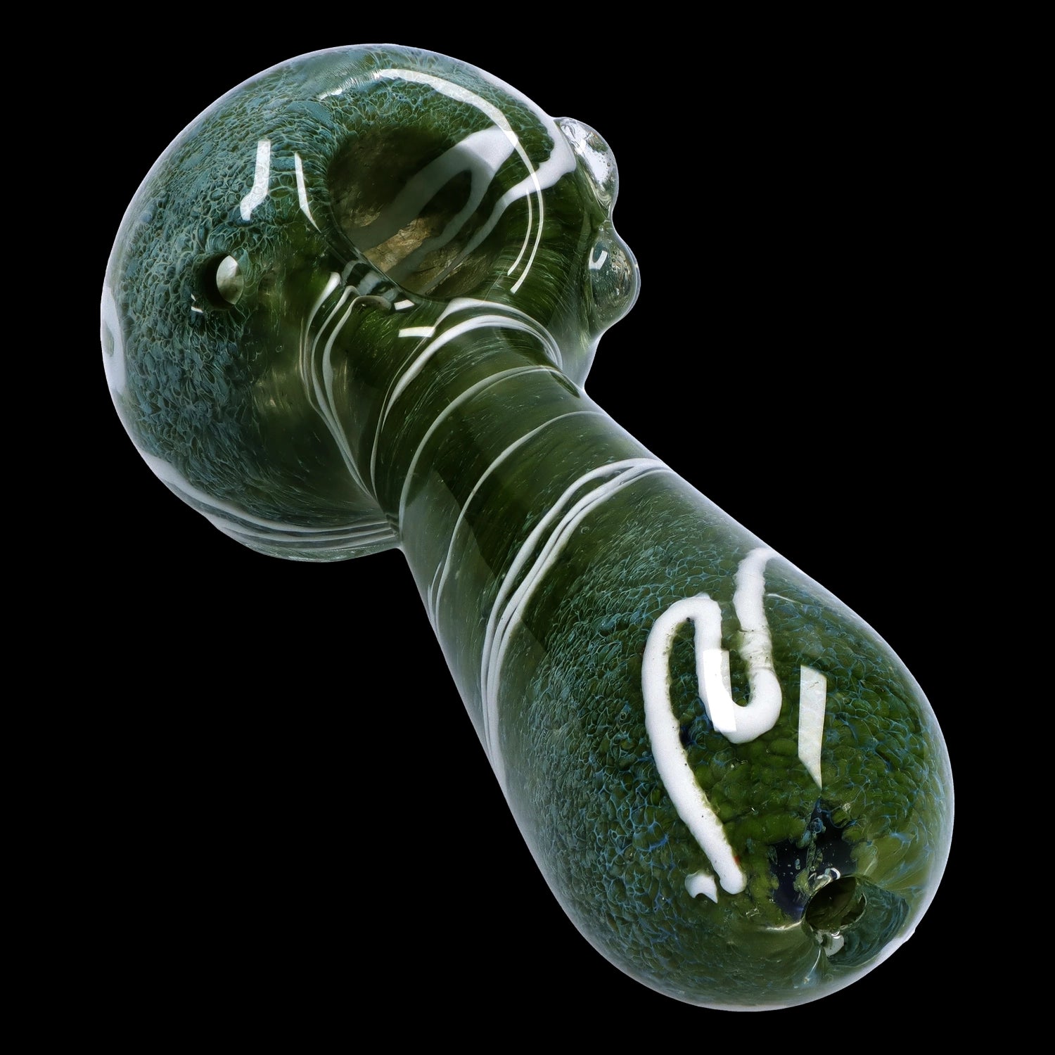 Smoke Cartel Fancy Frit with Streak Spoon Pipe