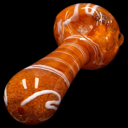 Smoke Cartel Fancy Frit with Streak Spoon Pipe