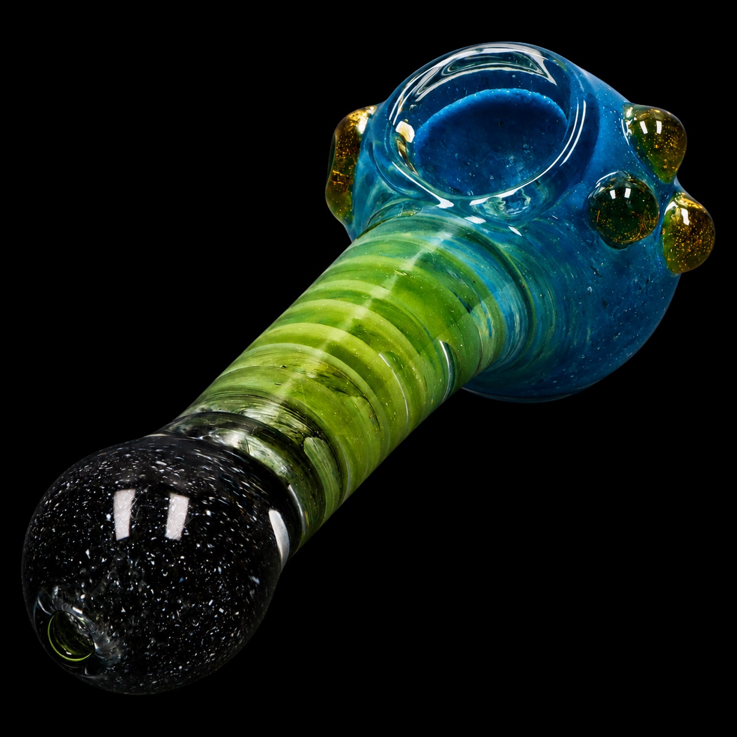 Smoke Cartel Tri-Color Swirl Spoon Pipe
