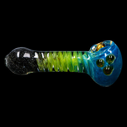 Smoke Cartel Tri-Color Swirl Spoon Pipe