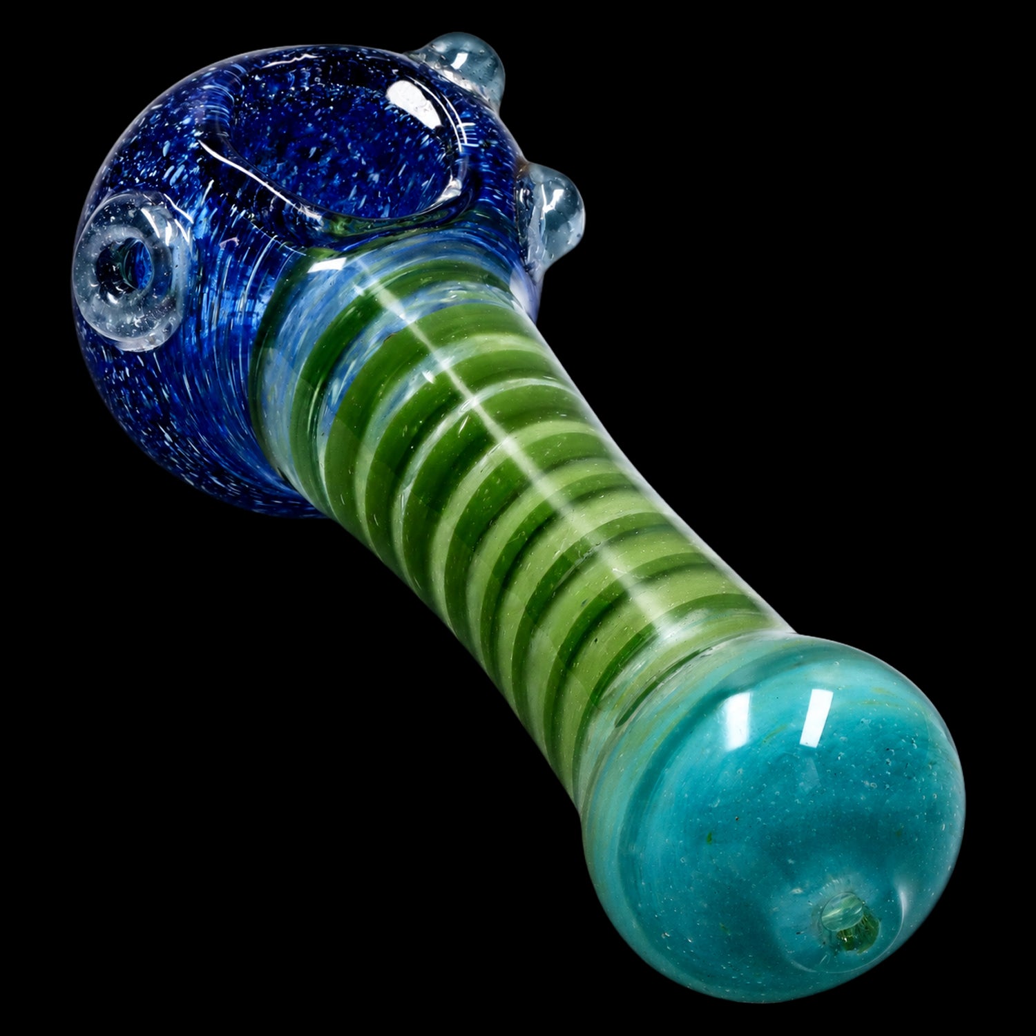 Smoke Cartel Tri-Color Swirl Spoon Pipe