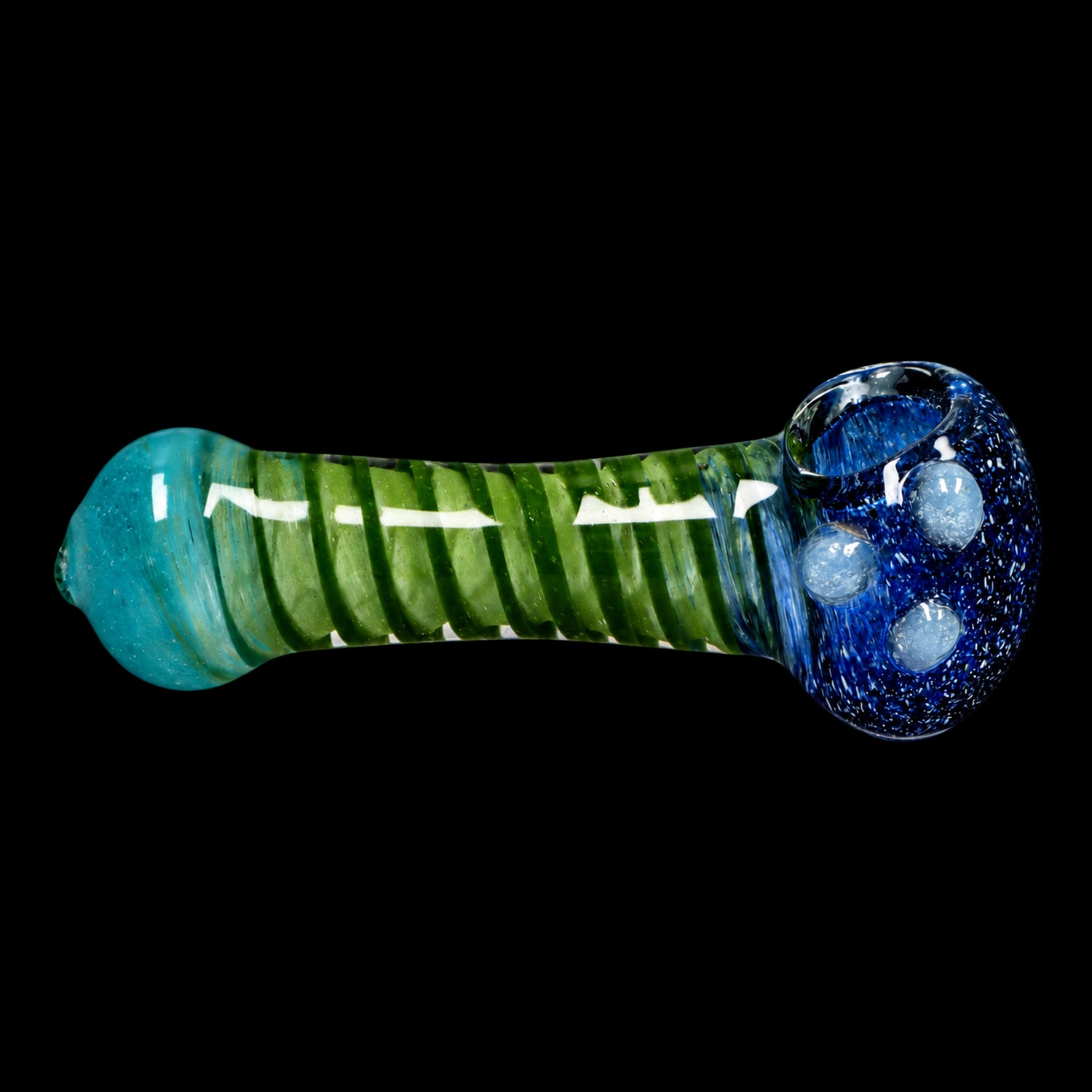 Smoke Cartel Tri-Color Swirl Spoon Pipe