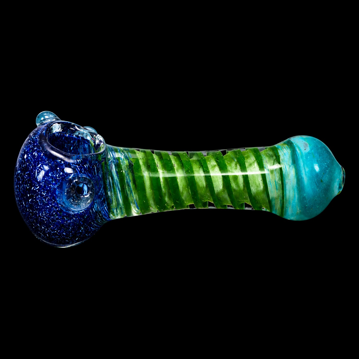 Smoke Cartel Tri-Color Swirl Spoon Pipe