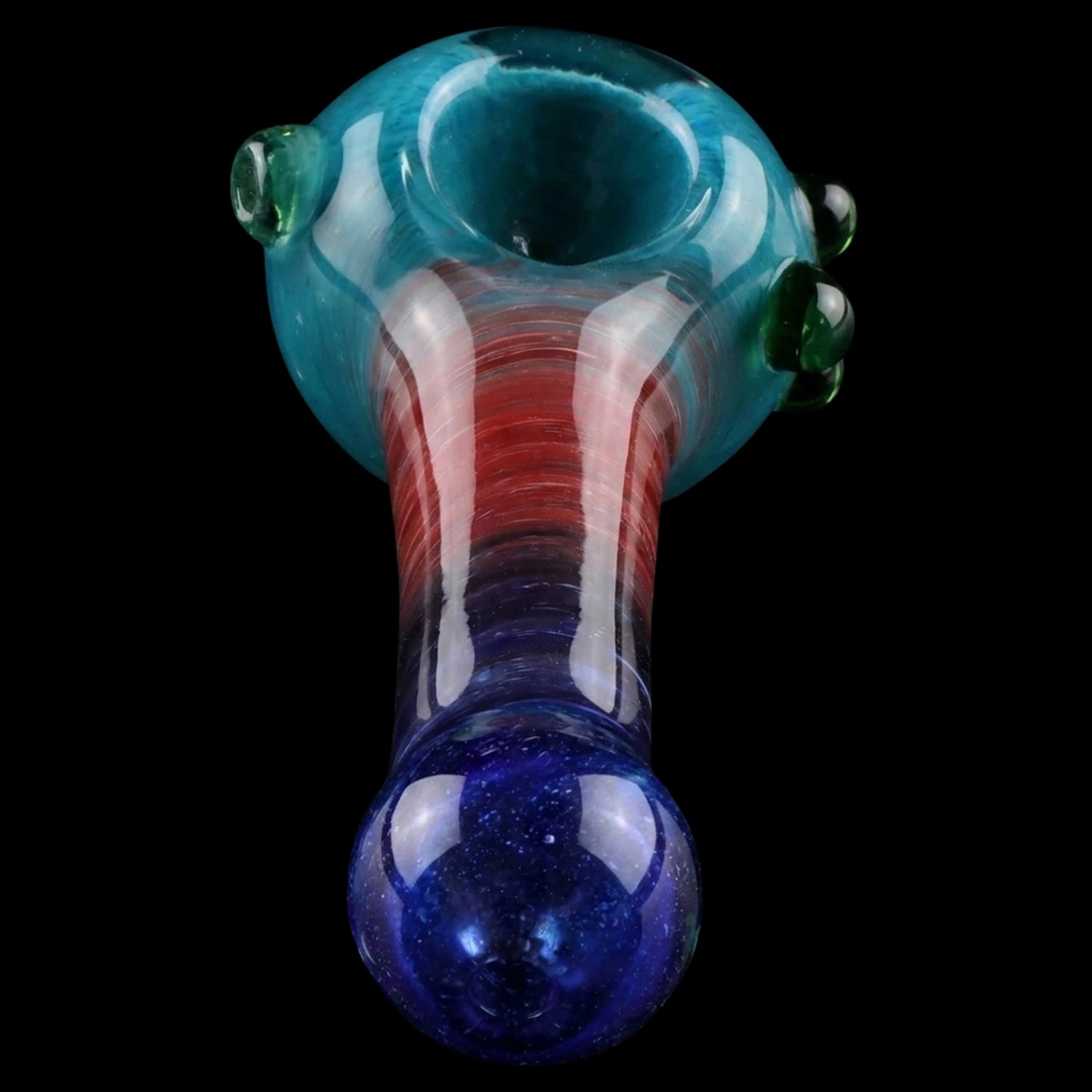 Smoke Cartel Tri-Color Swirl Spoon Pipe