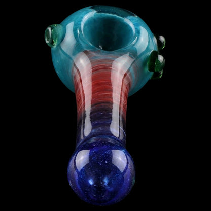 Smoke Cartel Tri-Color Swirl Spoon Pipe