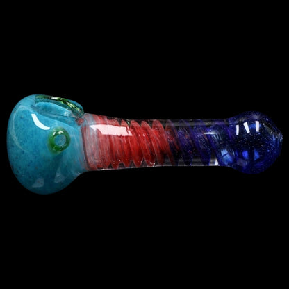 Smoke Cartel Tri-Color Swirl Spoon Pipe