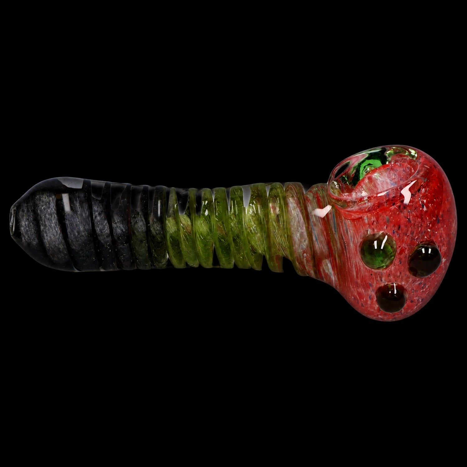 Smoke Cartel Tri-Color Swirl Spoon Pipe