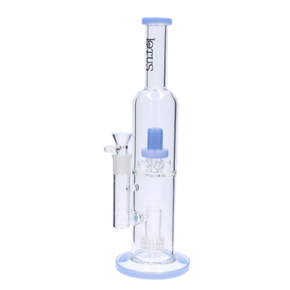 Smoke Cartel Dual Perc with Colour Accents Bong - 15 in.