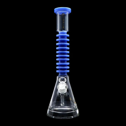 Lotus Smoke Cartel 9mm Ringed Neck Water Pipe - 18 in.