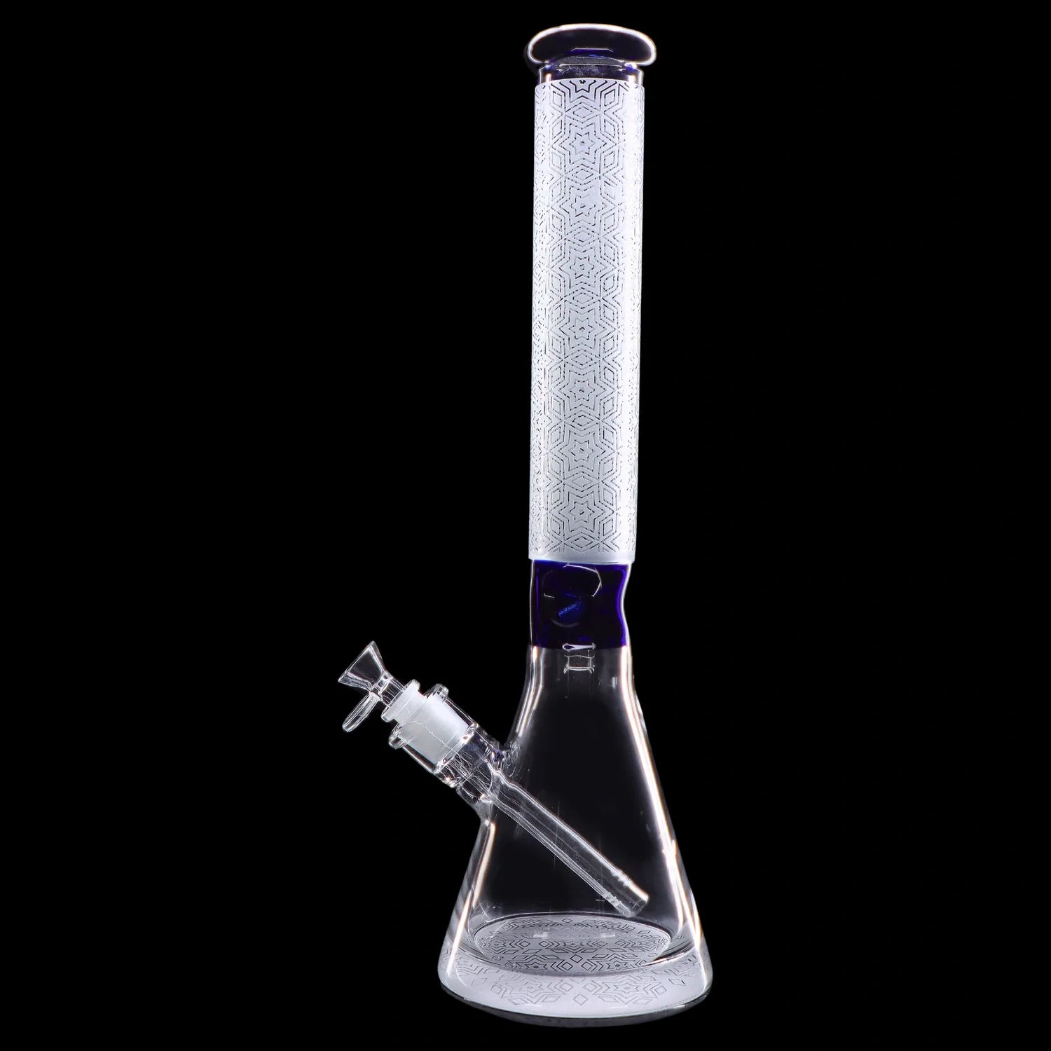 Frosted Engraved Bong - 17 in.