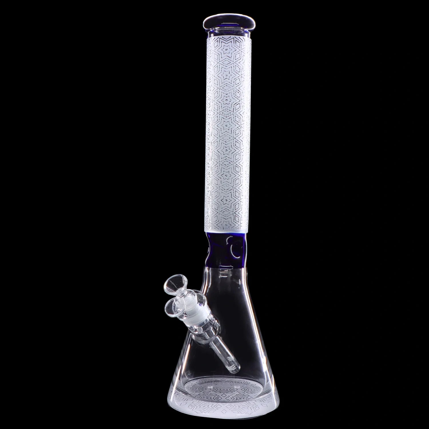 Frosted Engraved Bong - 17 in.