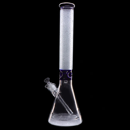 Smoke Cartel Frosted Engraved Bong - 17 in.
