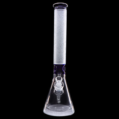 Smoke Cartel Frosted Engraved Bong - 17 in.