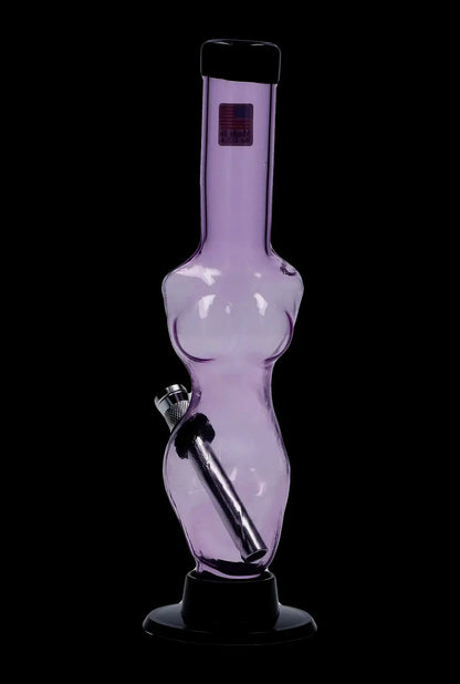 JM Plastics Serving Body Acrylic Bong - 8 in.