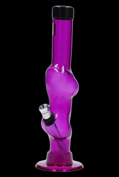 JM Plastics Serving Body Acrylic Bong - 8 in.