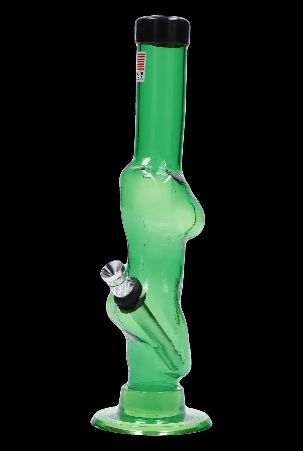 JM Plastics Serving Body Acrylic Bong - 8 in.
