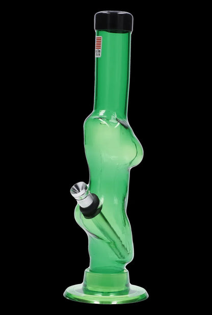 JM Plastics Serving Body Acrylic Bong - 8 in.