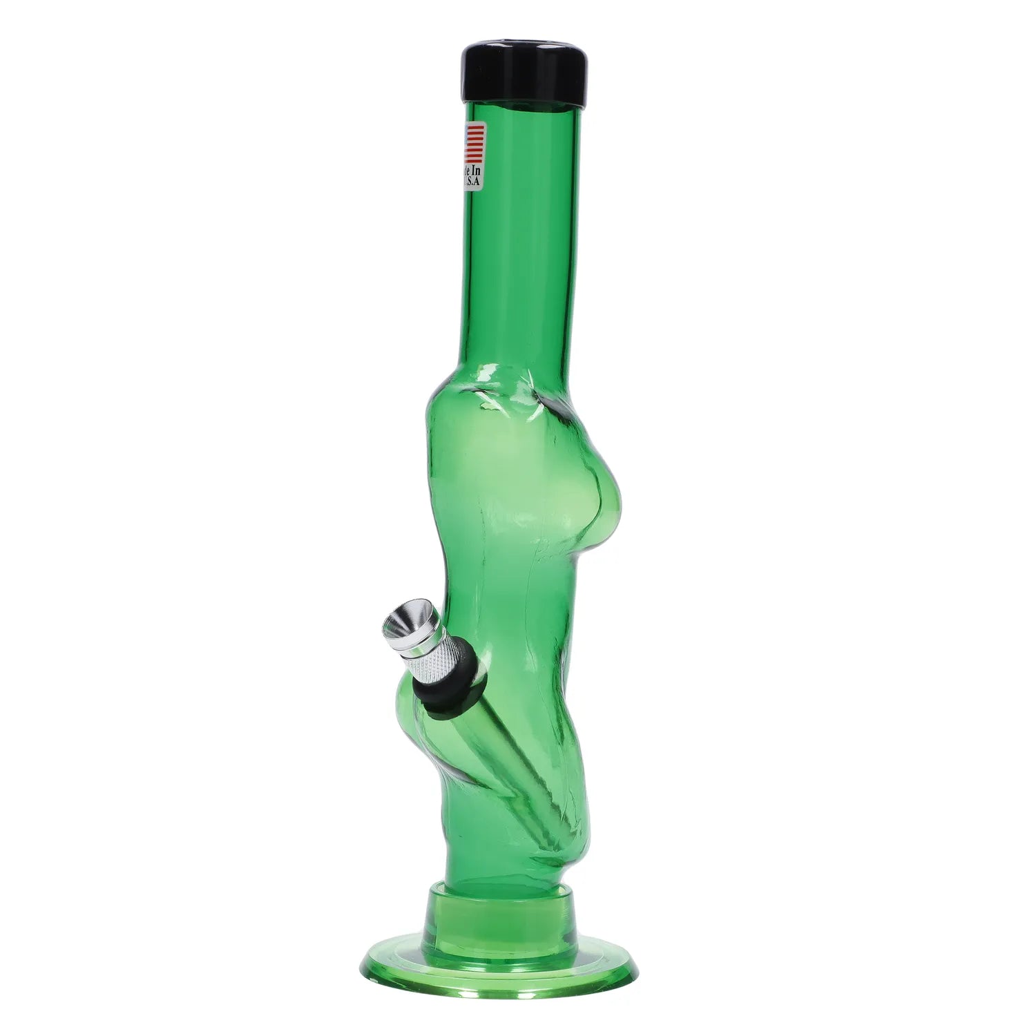 JM Plastics Serving Body Acrylic Bong - 8 in.