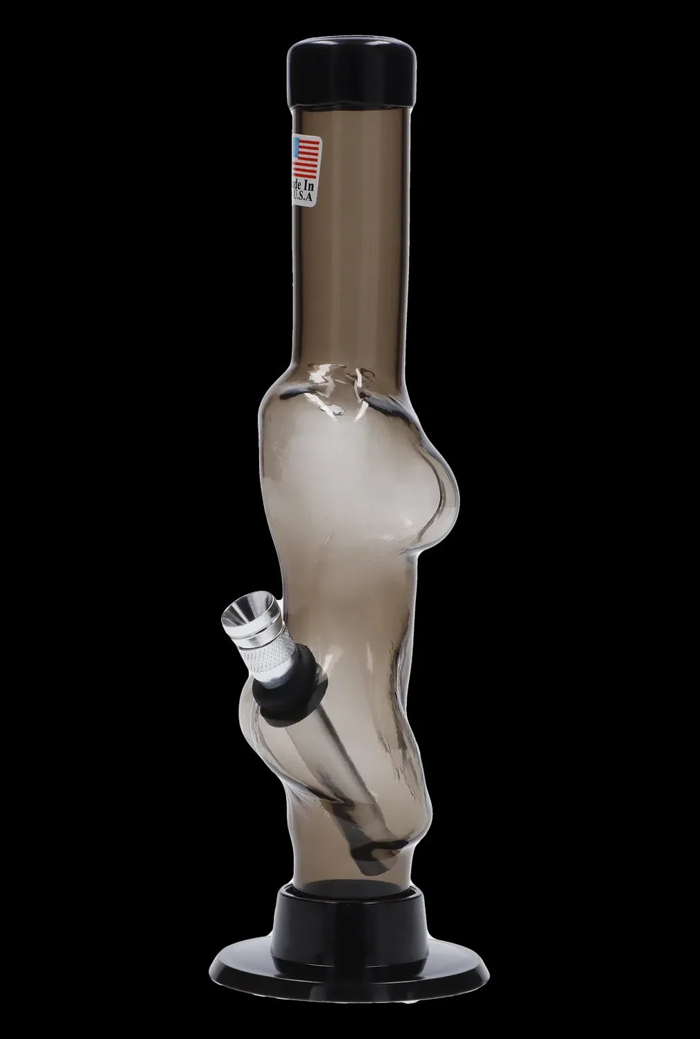 JM Plastics Serving Body Acrylic Bong - 8 in.