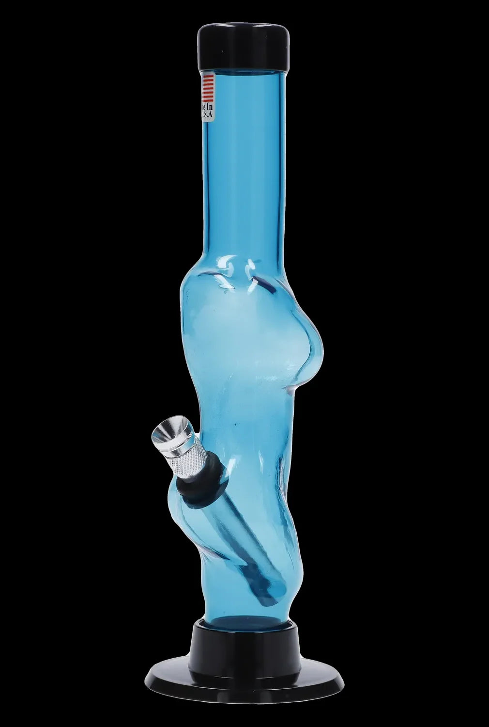 JM Plastics Serving Body Acrylic Bong - 8 in.