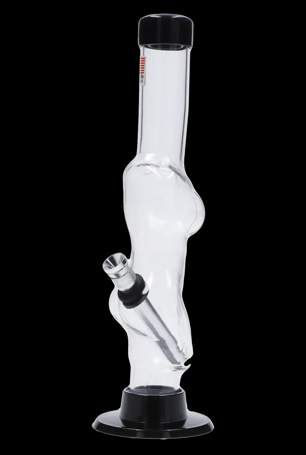JM Plastics Serving Body Acrylic Bong - 8 in.