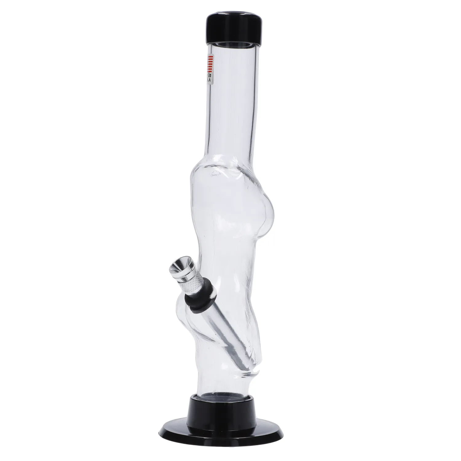 JM Plastics Serving Body Acrylic Bong - 8 in.