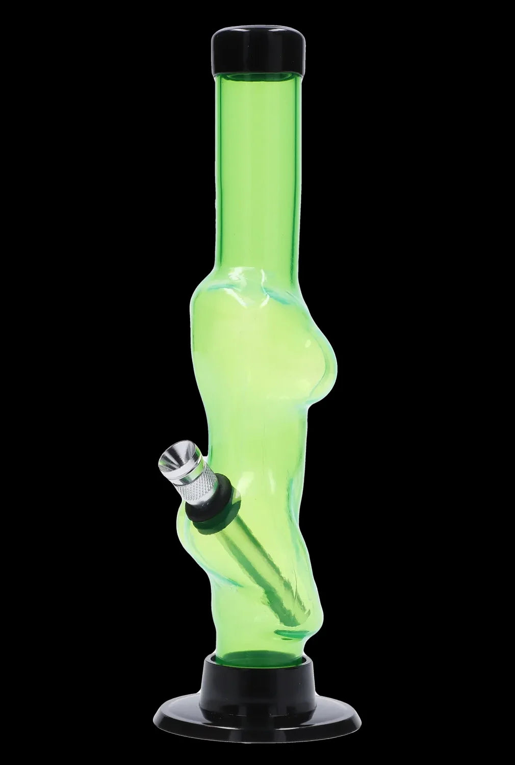 JM Plastics Serving Body Acrylic Bong - 8 in.