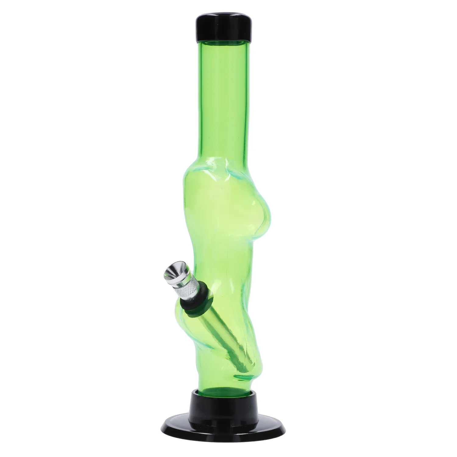JM Plastics Serving Body Acrylic Bong - 8 in.