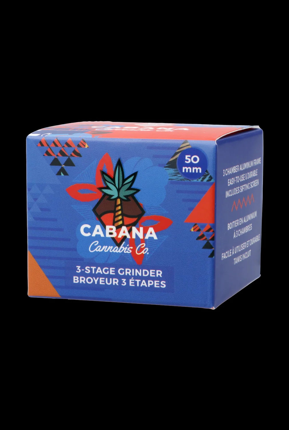 Cabana Cannabis Co. 3-Stage Grinder Surfari Red