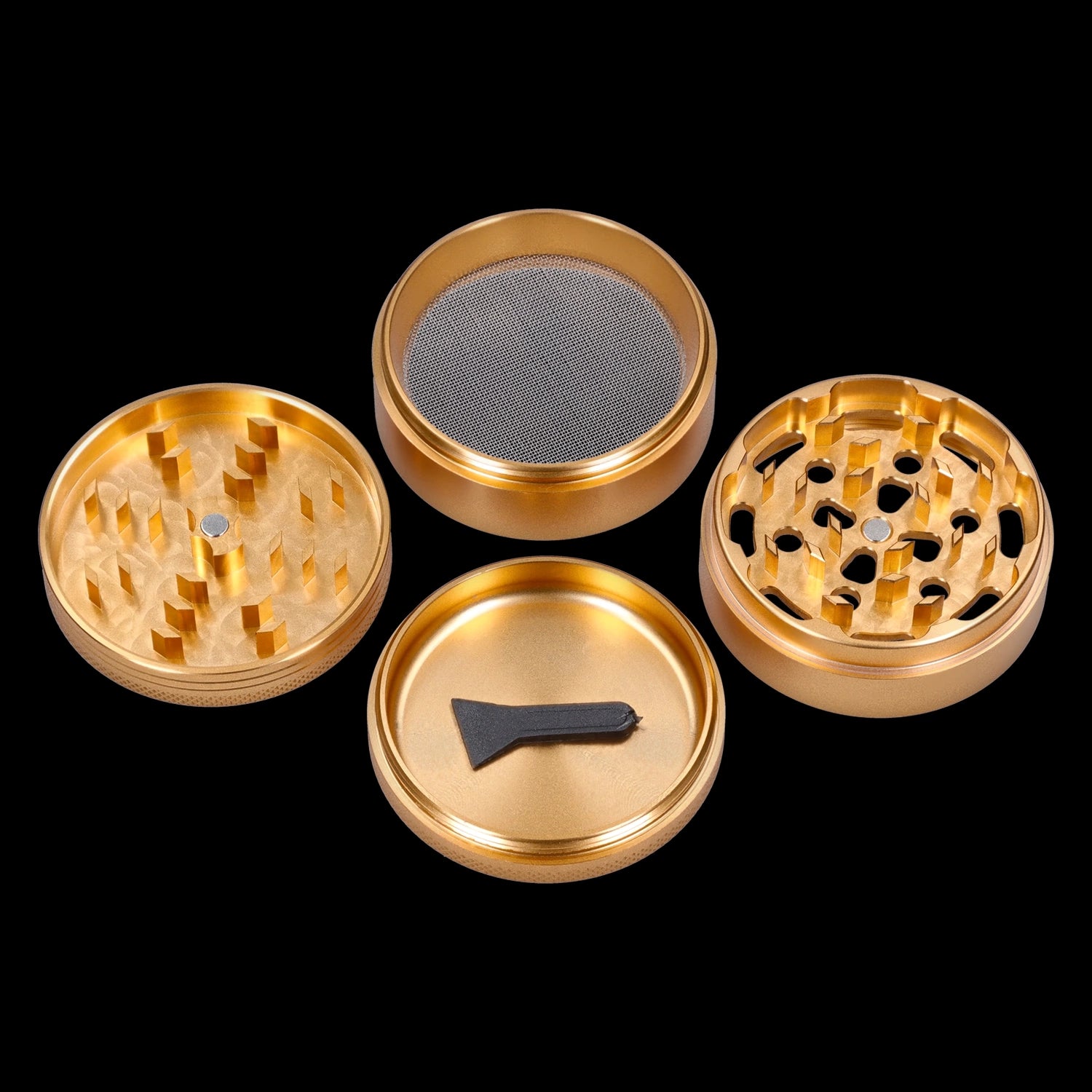 Hue 3-Stage Grinder - Black