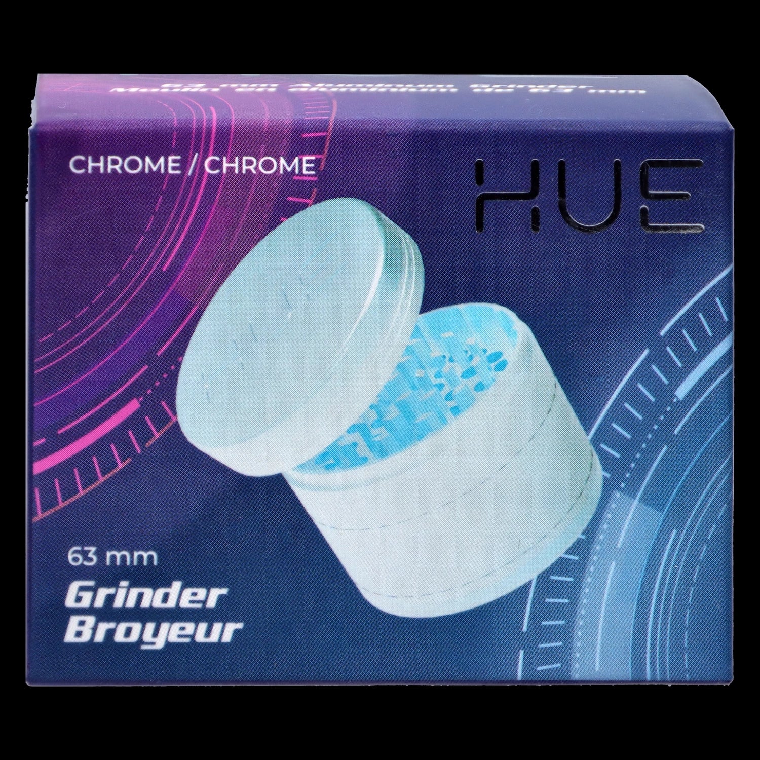 Hue 3-Stage Grinder - Black