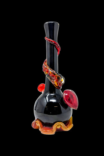 High Point Glass Ripple Surface Heart Water Pipe - High Point Glass Ripple Surface Heart Water Pipe