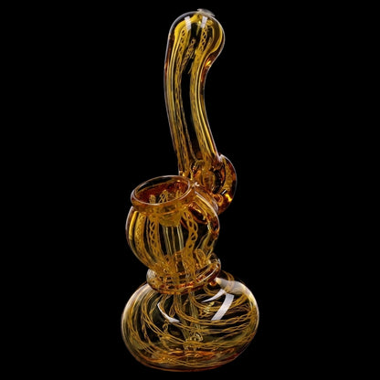 Smoke Cartel Mini Colored Bubbler with Hole