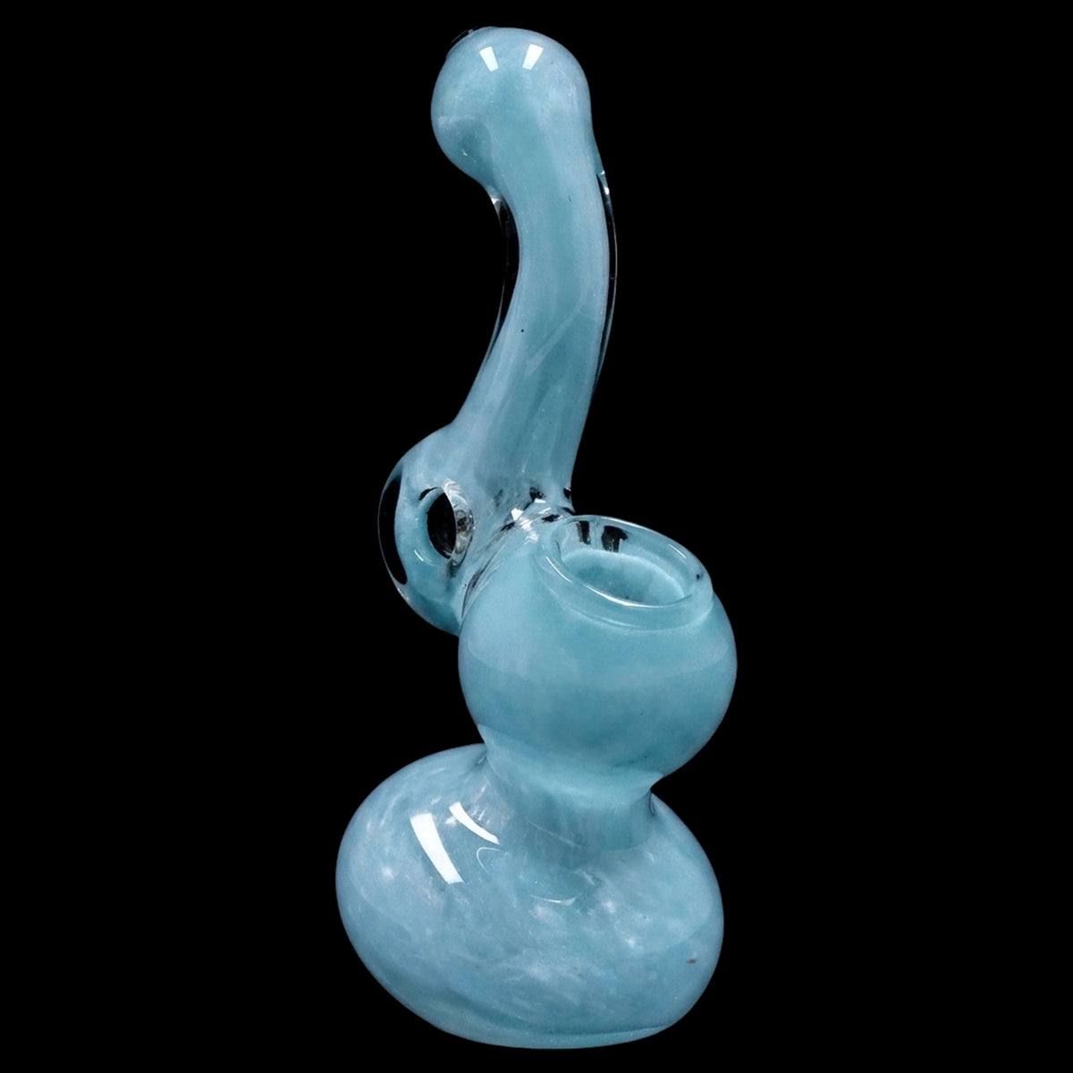 Smoke Cartel Mini Colored Bubbler with Hole