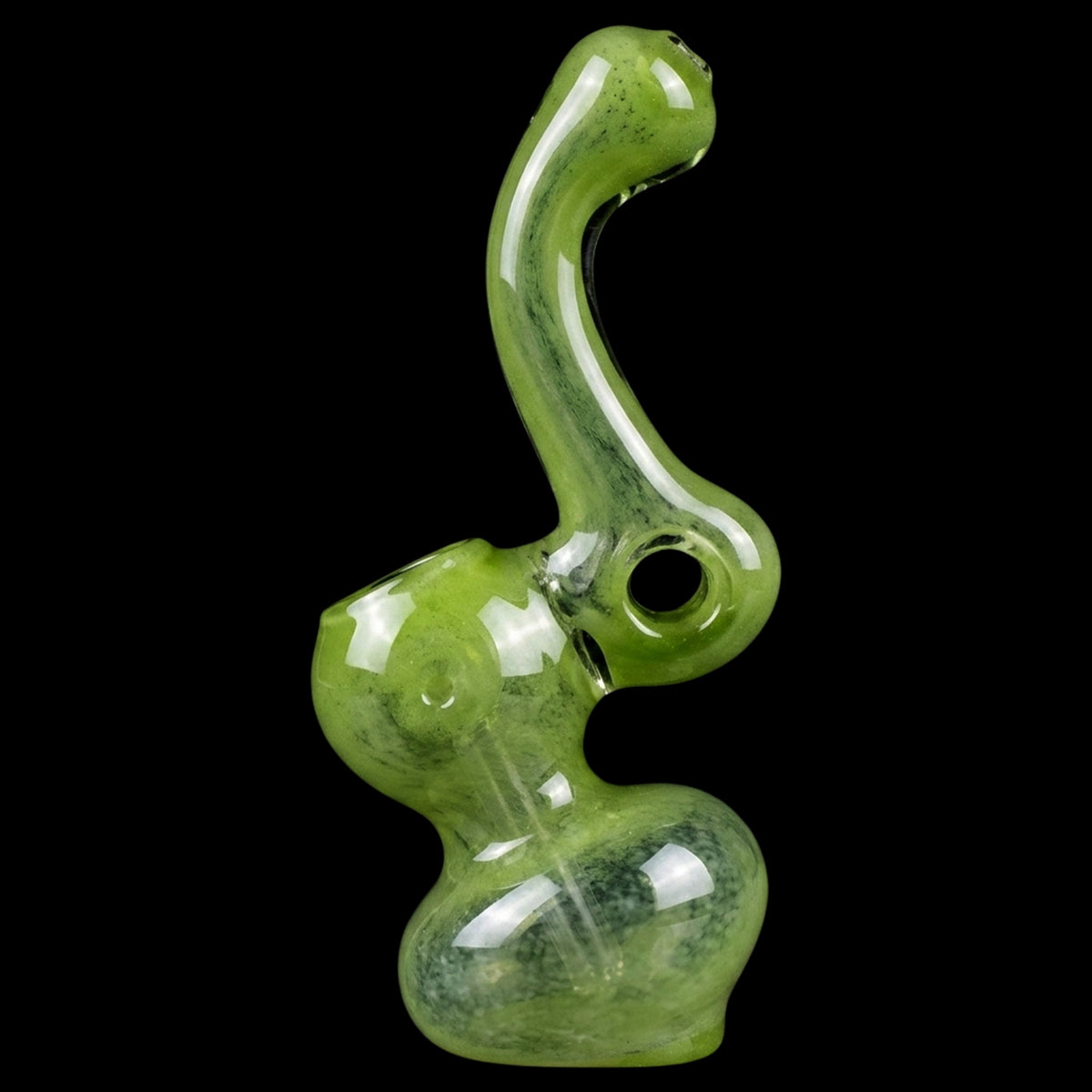 Smoke Cartel Mini Colored Bubbler with Hole