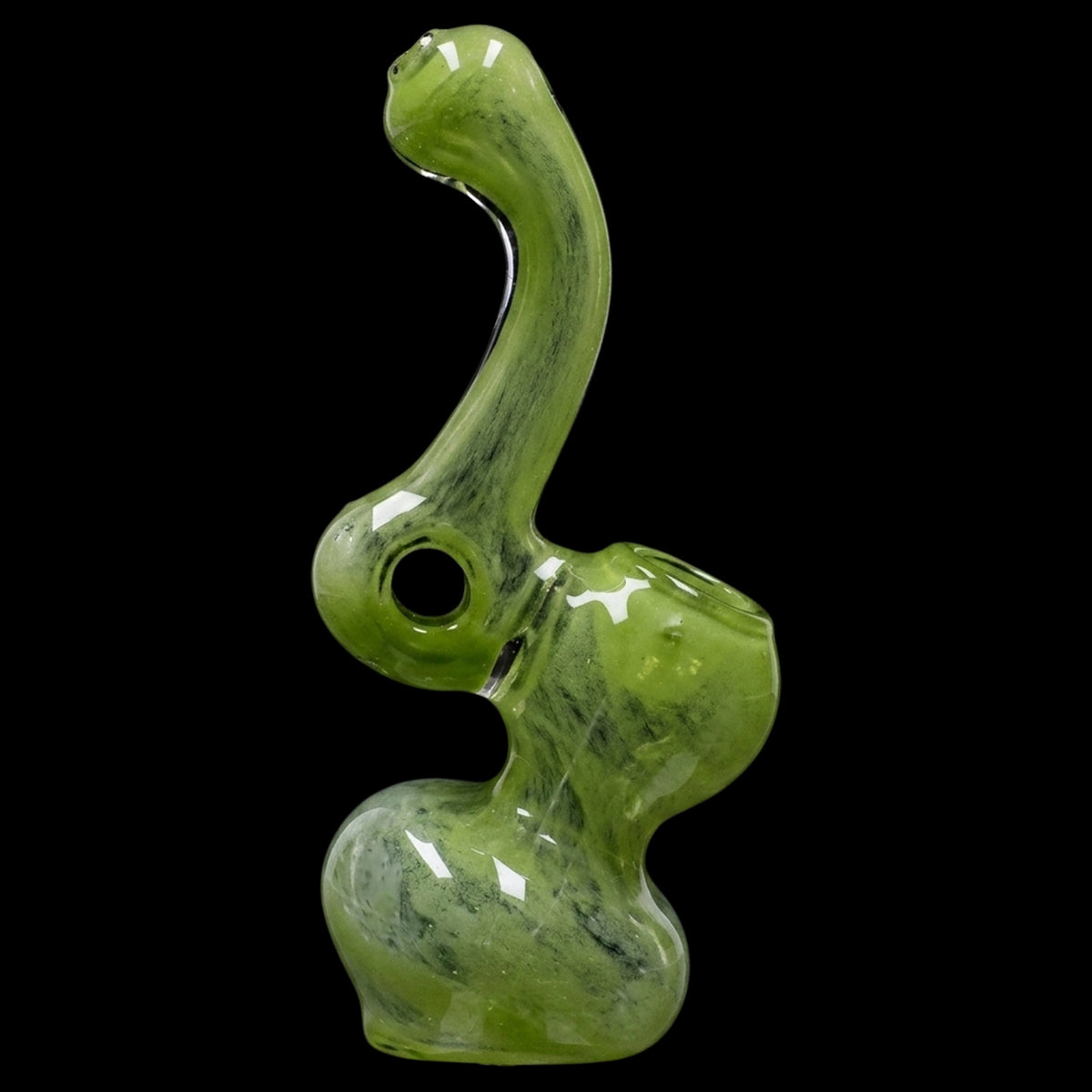 Smoke Cartel Mini Colored Bubbler with Hole