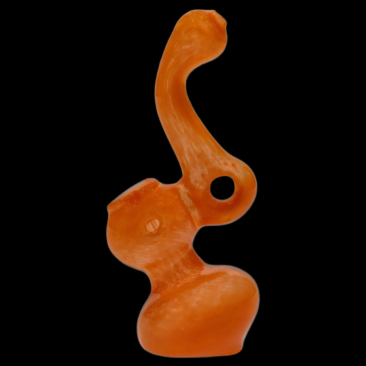 Smoke Cartel Mini Colored Bubbler with Hole