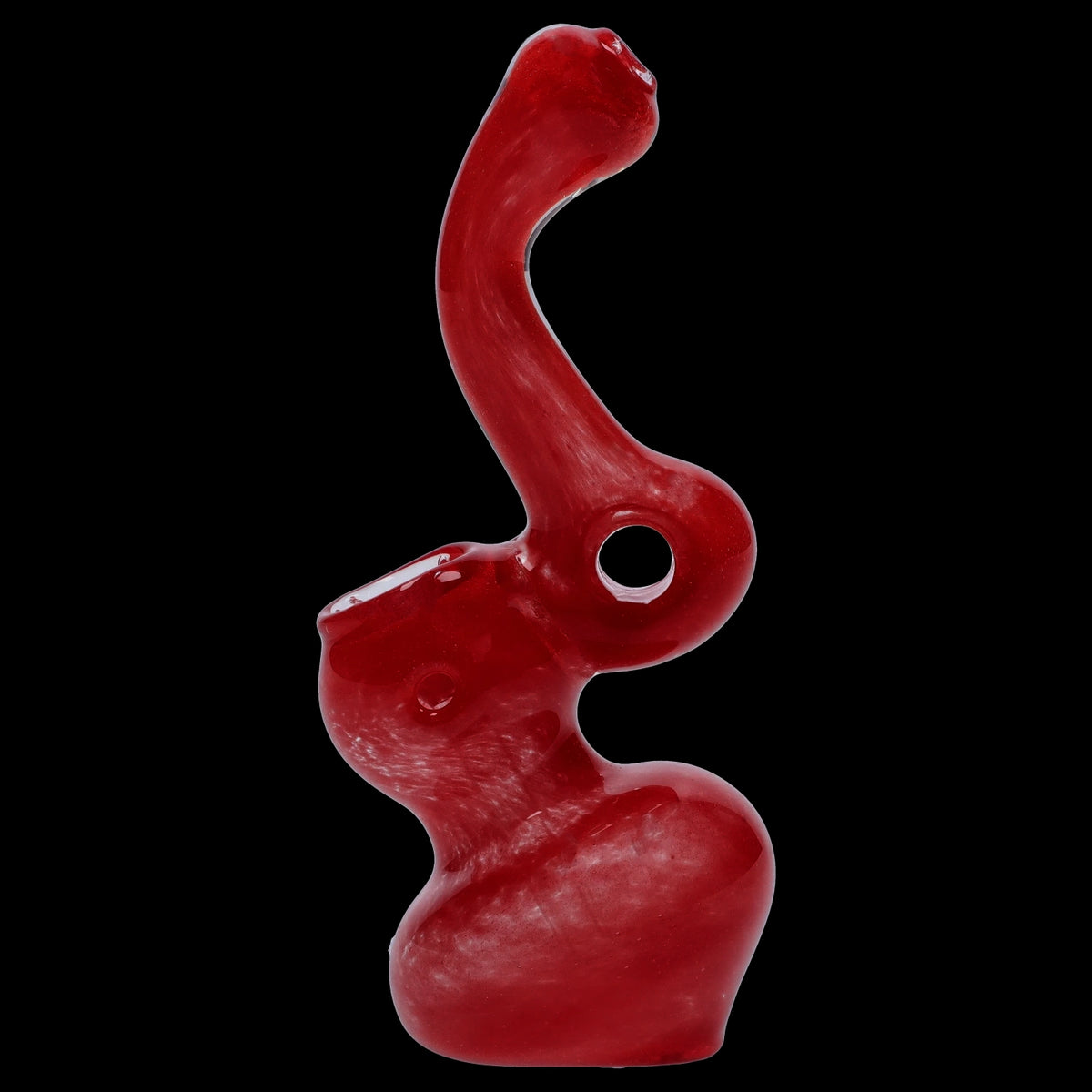 Smoke Cartel Mini Colored Bubbler with Hole