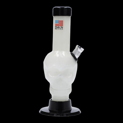 JM Plastics Mini Skull Base Acrylic Bong - 6 in.