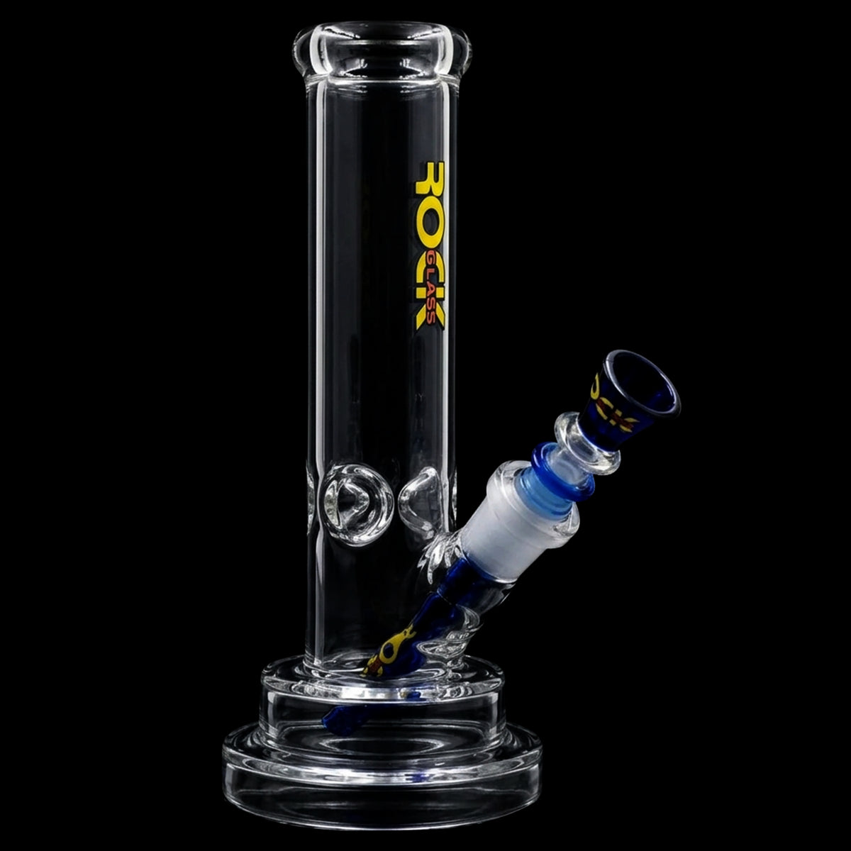Rock Glass Crystal Tide 10" Beaker Bong