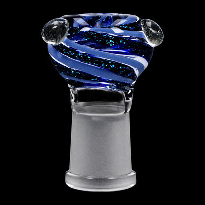 Fumed Dichro and Solid Color Cane Bowl Female 18mm