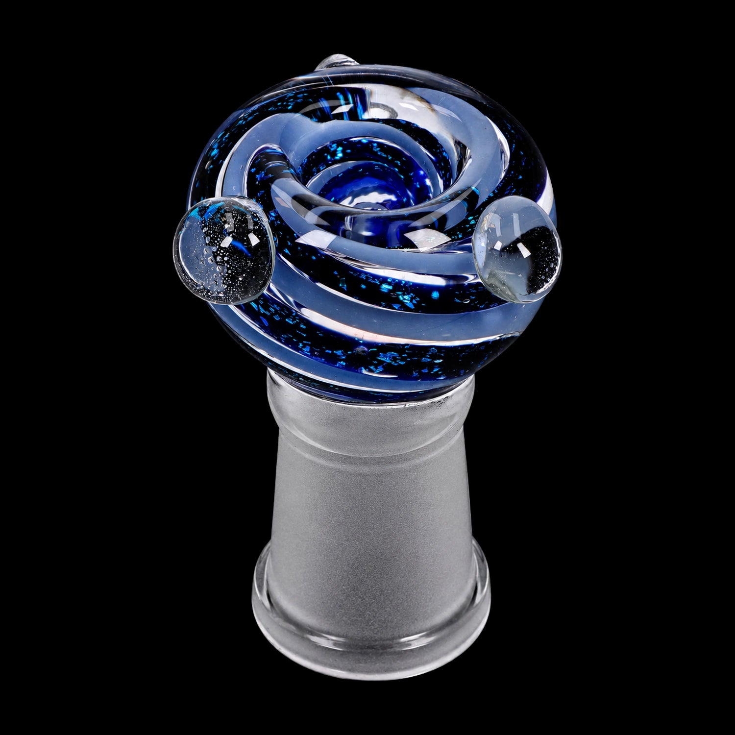 Fumed Dichro and Solid Color Cane Bowl Female 18mm