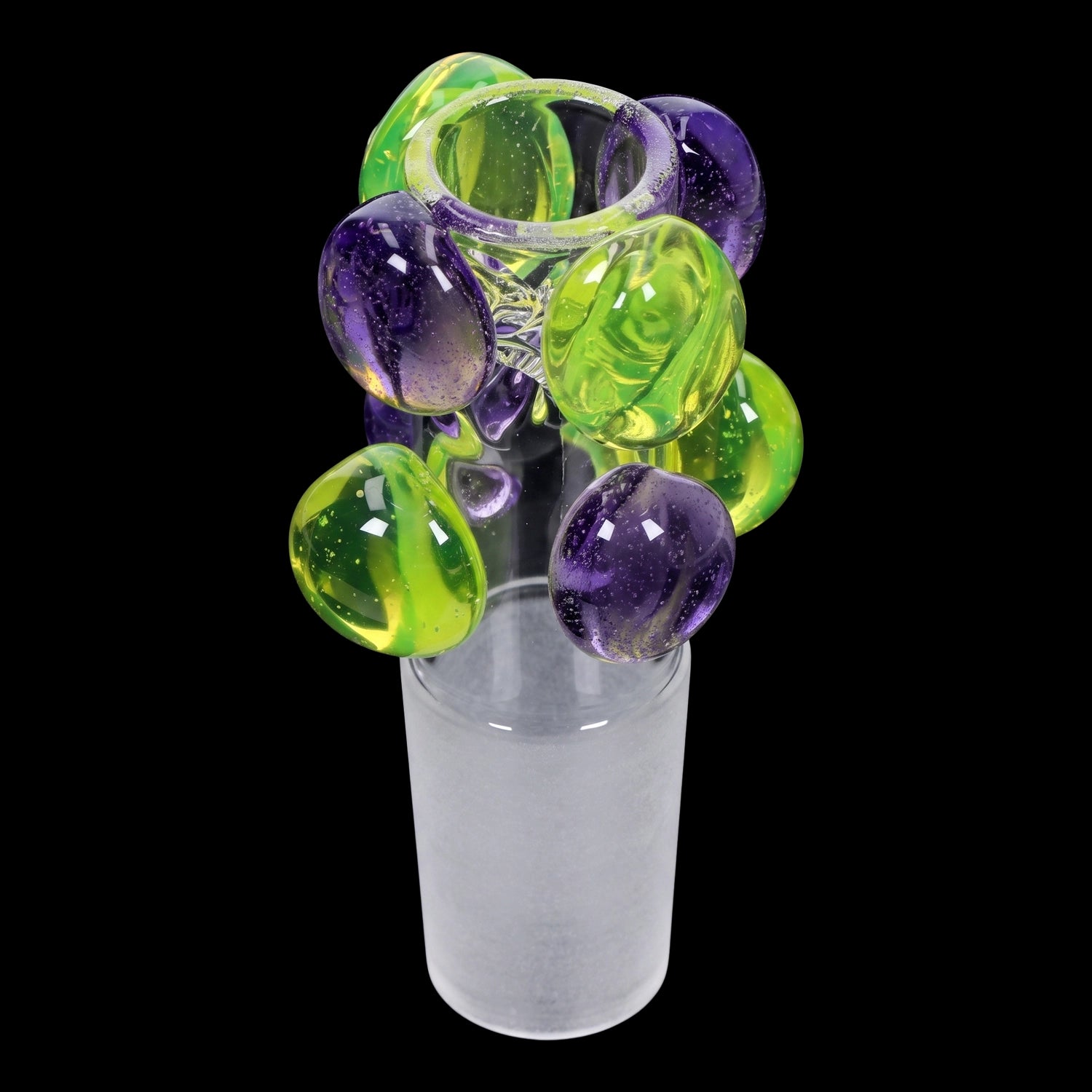 18mm Clear Bowl w/ Color Marbles - Lolly Pop Green Slime