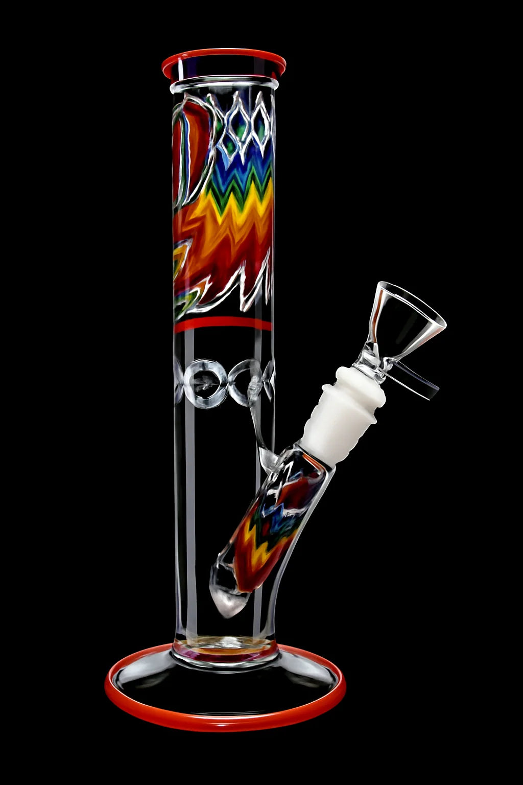 Smoke Cartel Wig Wag Straight Tube Bong