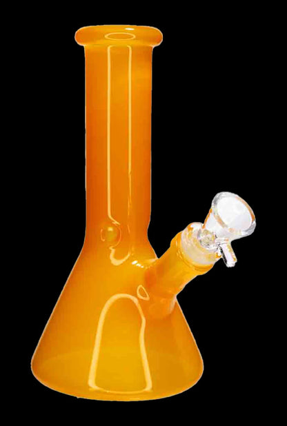 Smoke Cartel Milky Beaker Bong - 8 in.